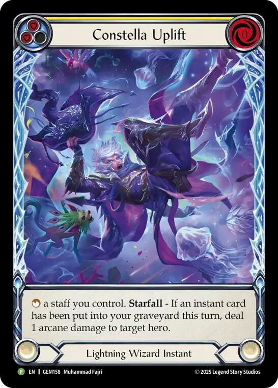 Image for Constella Uplift (Yellow) (GEM158) (Gem Pack 5) - Flesh and Blood TCG