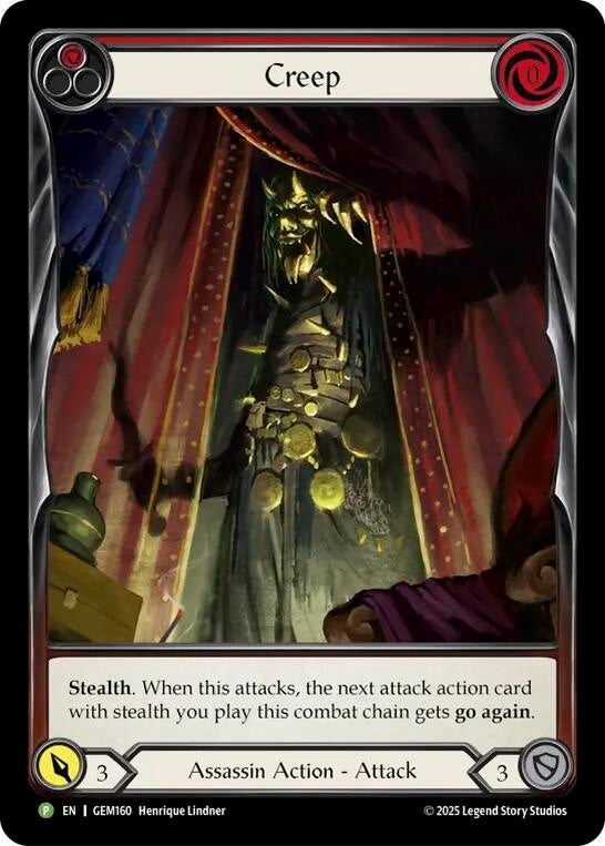 Image for Creep (Red) (GEM160) (Gem Pack 5) - Flesh and Blood TCG