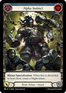 Image for Alpha Instinct (Blue) (GEM161-RF) (Gem Pack 5) - Flesh and Blood TCG