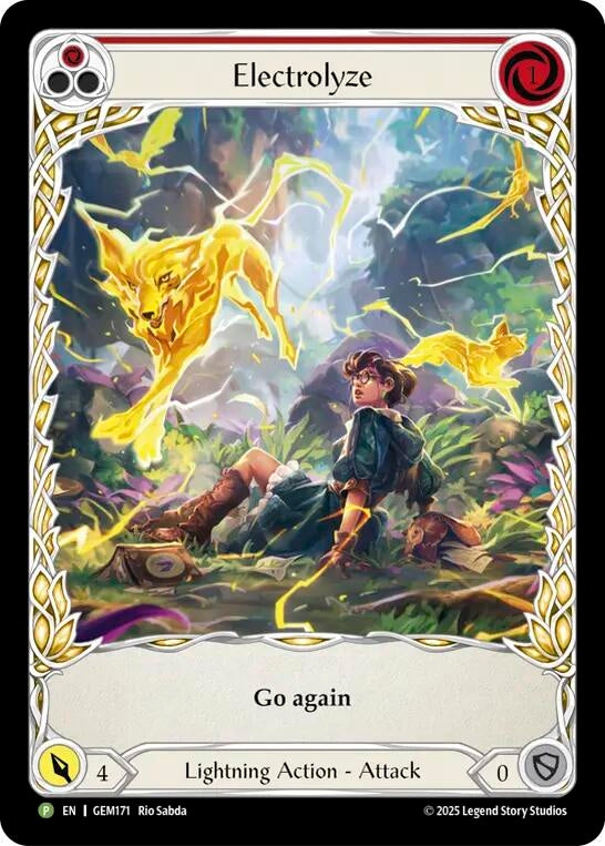 Image for Electrolyze (Red) (GEM171) (Gem Pack 5) - Flesh and Blood TCG