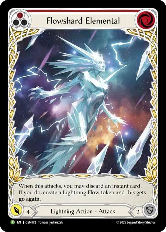 Image for Flowshard Elemental (Red) (GEM172) (Gem Pack 5) - Flesh and Blood TCG