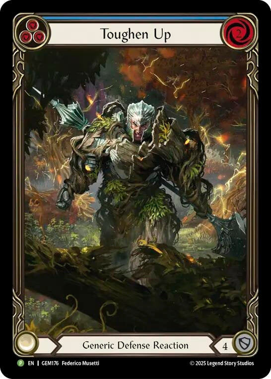 Image for Toughen Up (Blue) (GEM176) (Gem Pack 5) - Flesh and Blood TCG