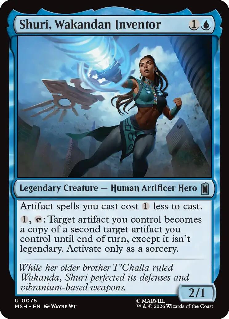 Image for Shuri, Wakandan Inventor (75) (Marvel Super Heroes) - Magic: The Gathering