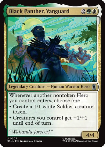 Image for Black Panther, Vanguard (207) (Marvel Super Heroes) - Magic: The Gathering