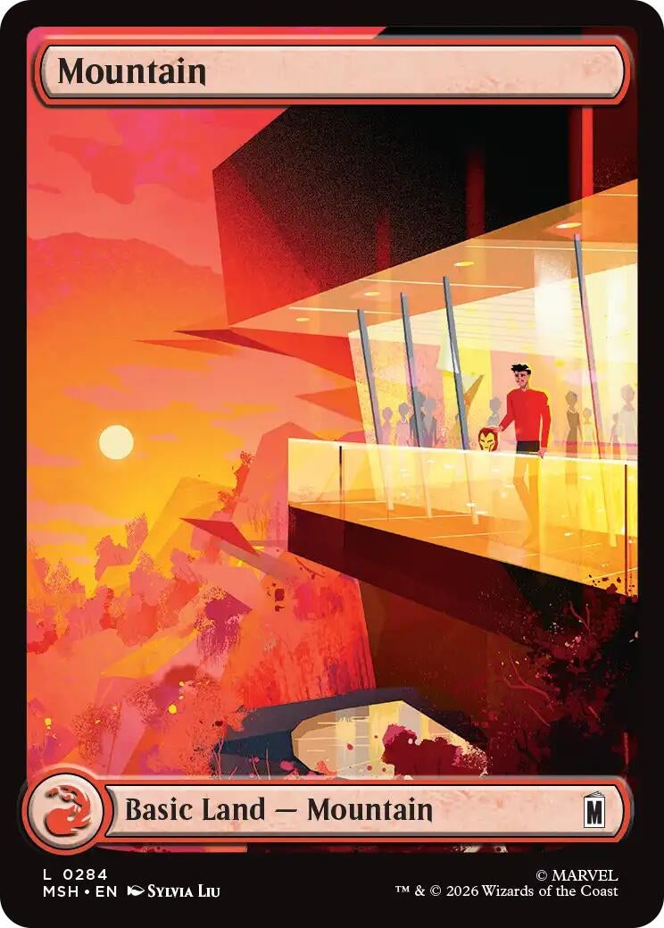 Image for Mountain (0284) (284) (Marvel Super Heroes) - Magic: The Gathering