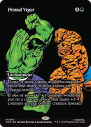 Image for Primal Vigor (Borderless) (81) (Marvel Universe Eternal-Legal) - Magic: The Gathering