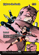 Image for Fight to the Death (Borderless) (90) (Marvel Universe Eternal-Legal) - Magic: The Gathering