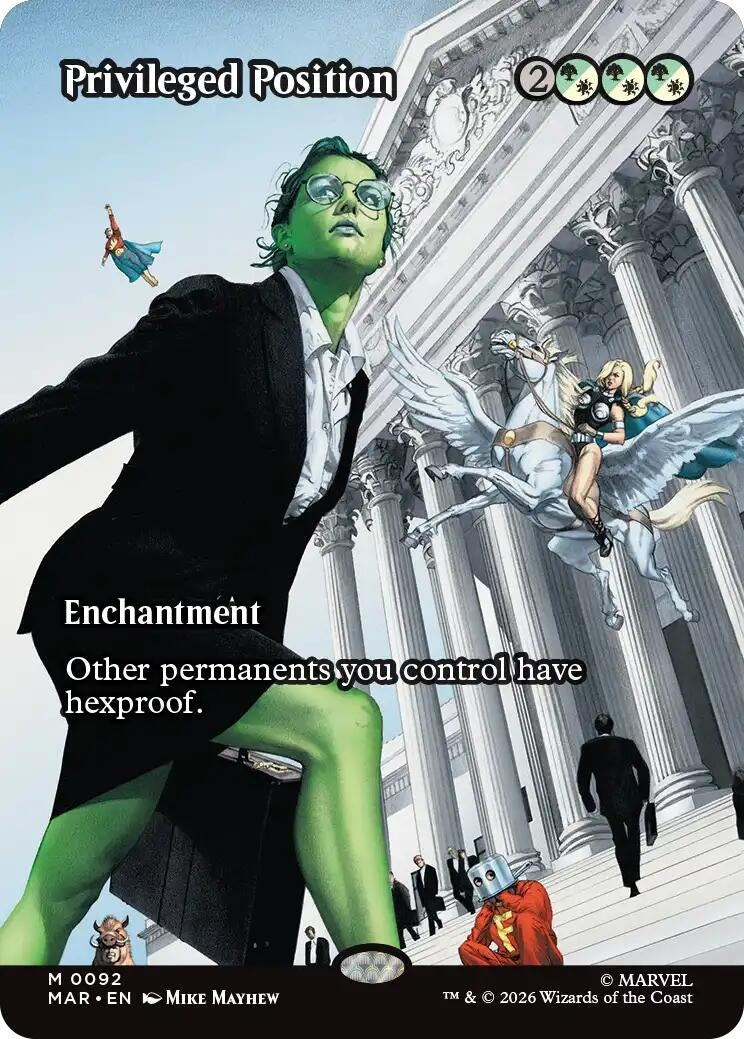 Image for Privileged Position (Borderless) (92) (Marvel Universe Eternal-Legal) - Magic: The Gathering