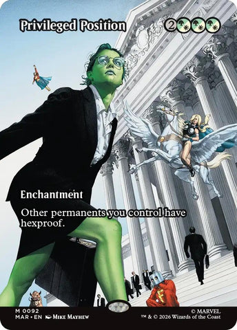 Image for Privileged Position (Borderless) (92) (Marvel Universe Eternal-Legal) - Magic: The Gathering