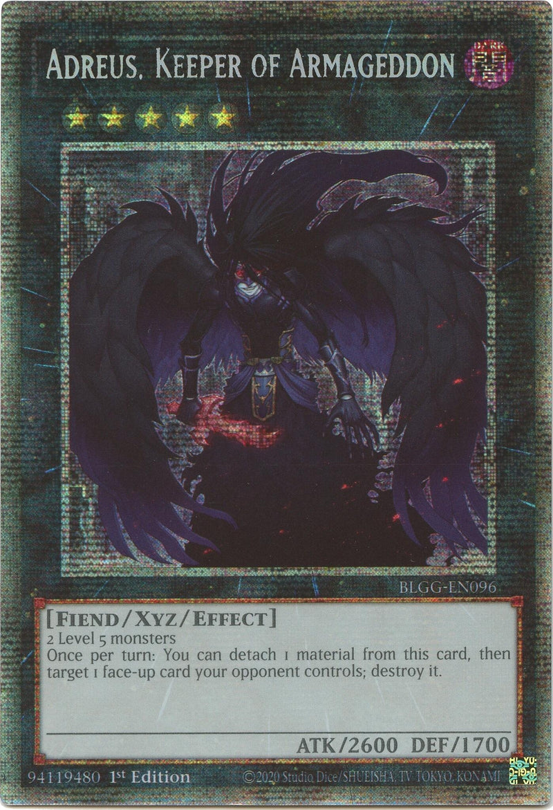 Image for Adreus, Keeper of Armageddon (Starlight Rare) (BLGG-EN096) (Battles of Legend: Glorious Gallery) - YuGiOh
