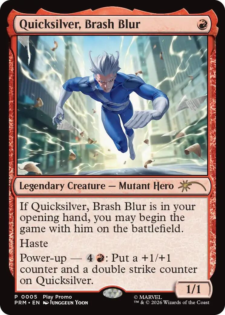 Image for Quicksilver, Brash Blur (4) (Standard Showdown Promos) (SSP) - Magic: The Gathering