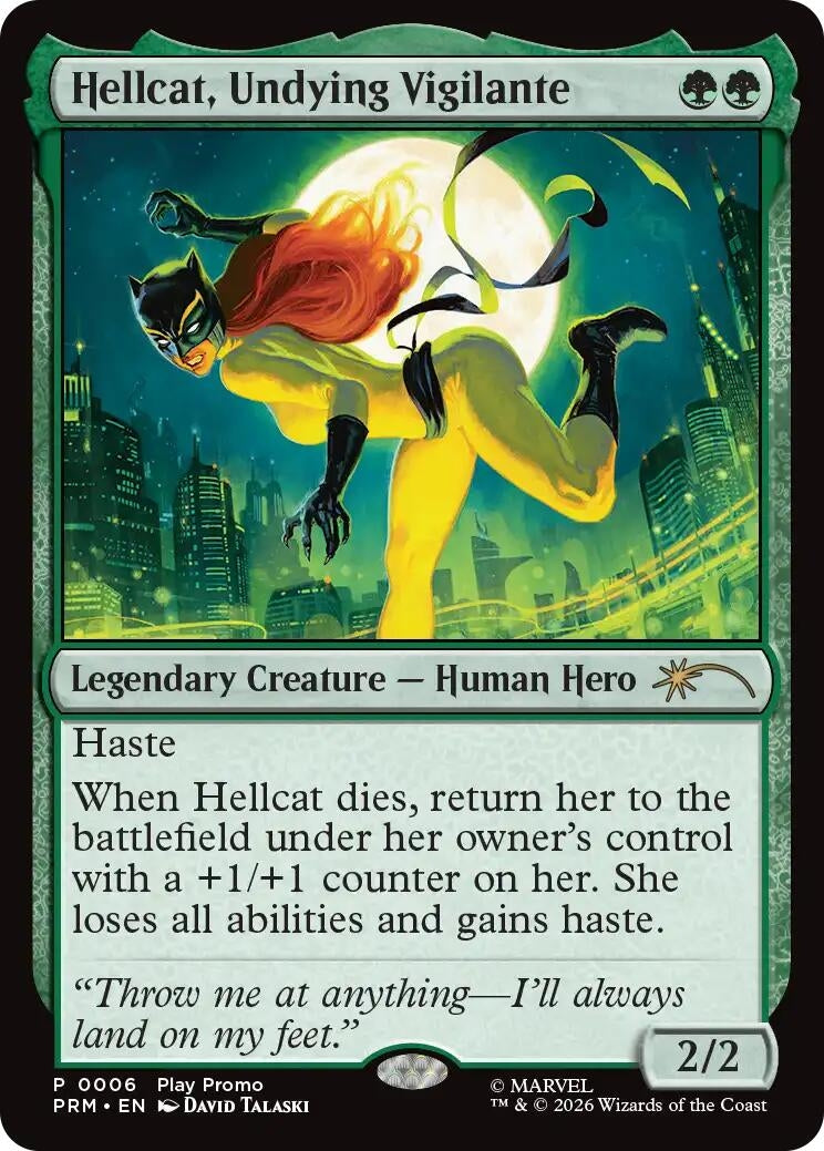 Image for Hellcat, Undying Vigilante (6) (Standard Showdown Promos) (SSP) - Magic: The Gathering