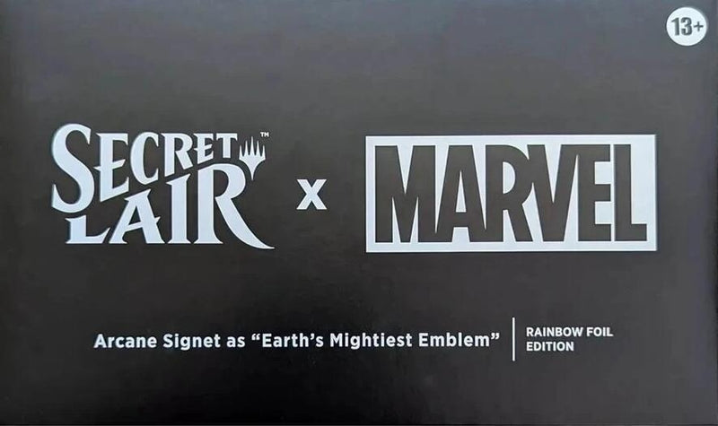 Image for Secret Lair x Marvel: Arcane Signet as "Earth's Mightiest Emblem" - Rainbow Foil Edition - Magic: The Gathering