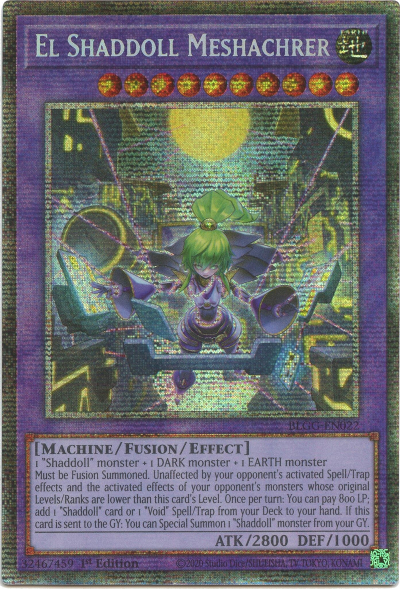 Image for El Shaddoll Meshachrer (Starlight Rare) (Battles of Legend: Glorious Gallery) - YuGiOh