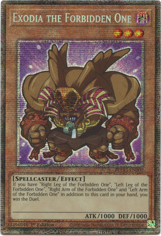 Image for Exodia the Forbidden One (Starlight Rare) (Battles of Legend: Glorious Gallery) - YuGiOh