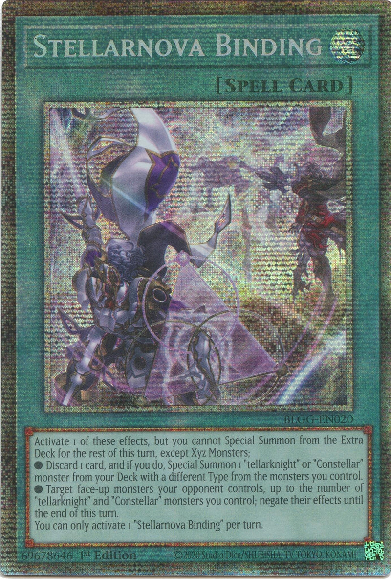 Image for Stellarnova Binding (Starlight Rare) (BLGG-EN020) (Battles of Legend: Glorious Gallery) (BLGG) - YuGiOh