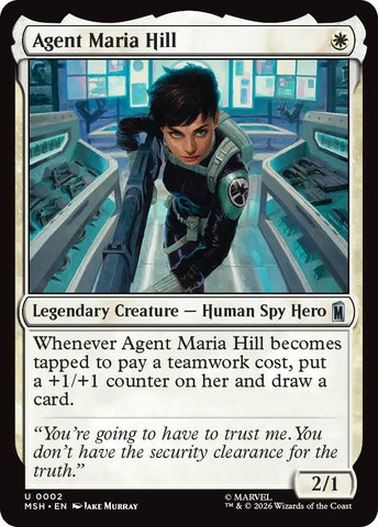 Image for Agent Maria Hill (2) (Marvel Super Heroes) - Magic: The Gathering