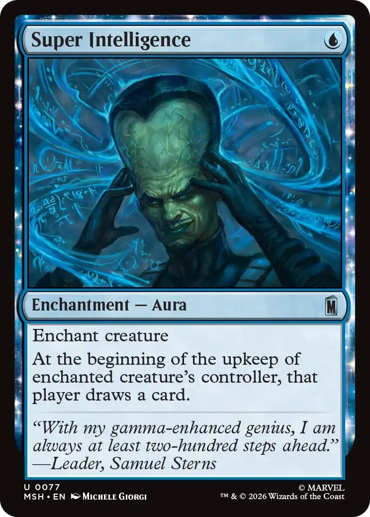 Image for Super Intelligence (77) (Marvel Super Heroes) - Magic: The Gathering
