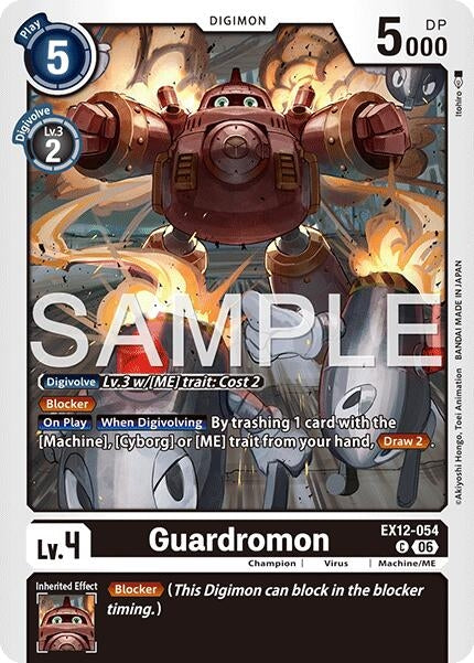 Image for Guardromon (EX12-054 C) (Digital World Shambala) (EX-12) - Digimon Card Game