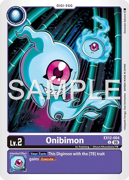 Image for Onibimon (EX12-004 U) (Digital World Shambala) (EX-12) - Digimon Card Game