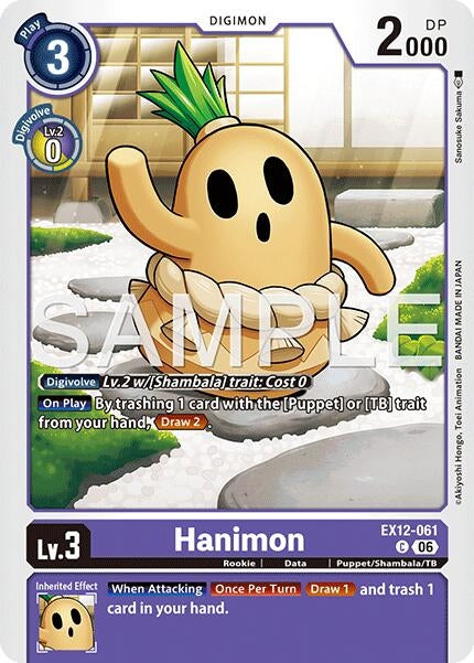Image for Hanimon (EX12-061 C) (Digital World Shambala) (EX-12) - Digimon Card Game