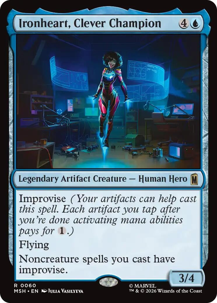 Image for Ironheart, Clever Champion (60) (Marvel Super Heroes) - Magic: The Gathering