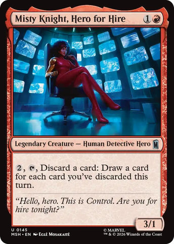 Image for Misty Knight, Hero for Hire (145) (Marvel Super Heroes) - Magic: The Gathering