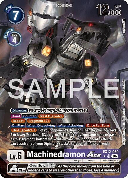 Image for Machinedramon ACE (Alternate Art) (EX12-059 SR) (Digital World Shambala) (EX-12) - Digimon Card Game