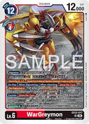 Image for WarGreymon (EX12-017 SR) (Digital World Shambala) (EX-12) - Digimon Card Game
