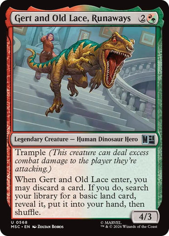 Image for Gert and Old Lace, Runaways (568) (Commander: Marvel Super Heroes) - Magic: The Gathering