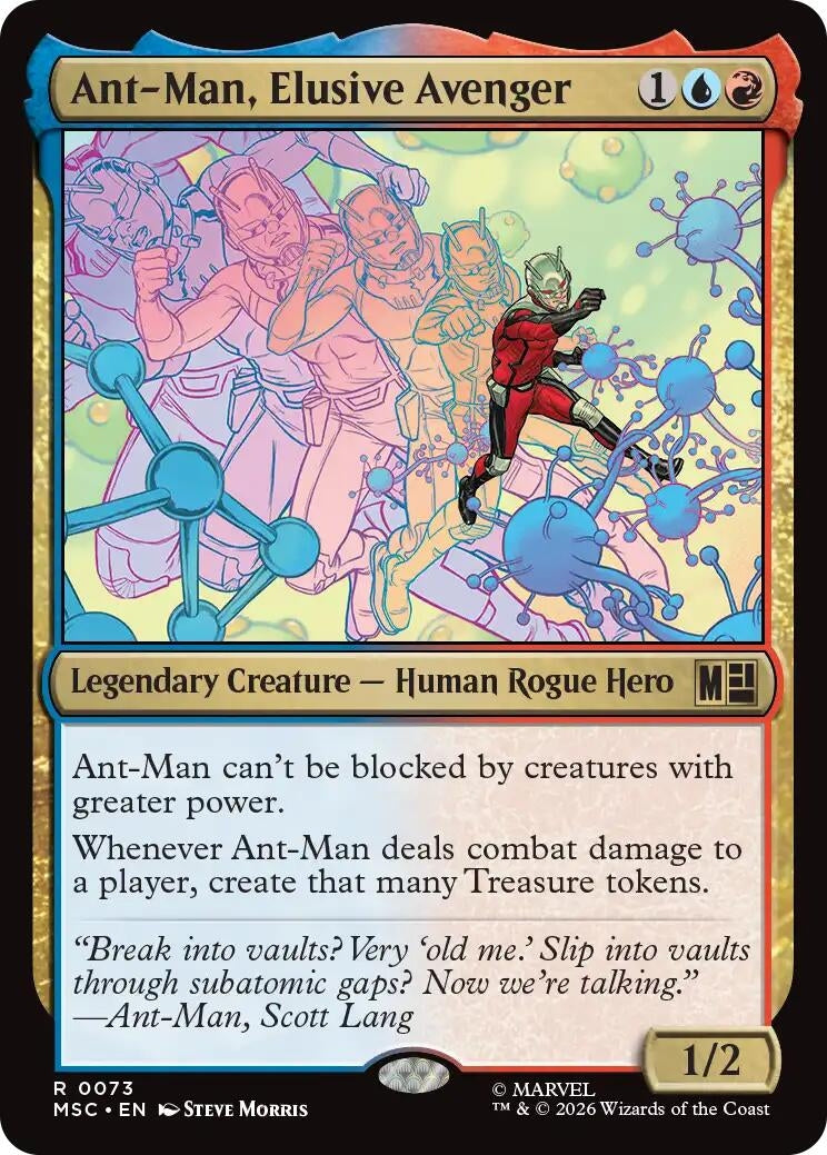Image for Ant-Man, Elusive Avenger (73) (Commander: Marvel Super Heroes) - Magic: The Gathering