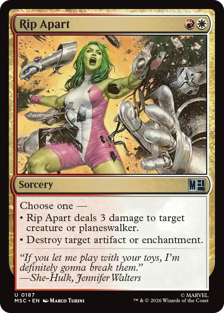 Image for Rip Apart (187) (Commander: Marvel Super Heroes) - Magic: The Gathering