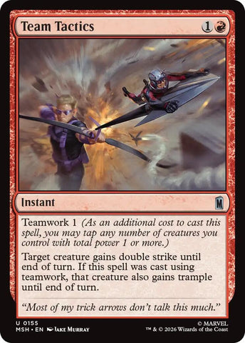 Image for Team Tactics (155) (Marvel Super Heroes) - Magic: The Gathering