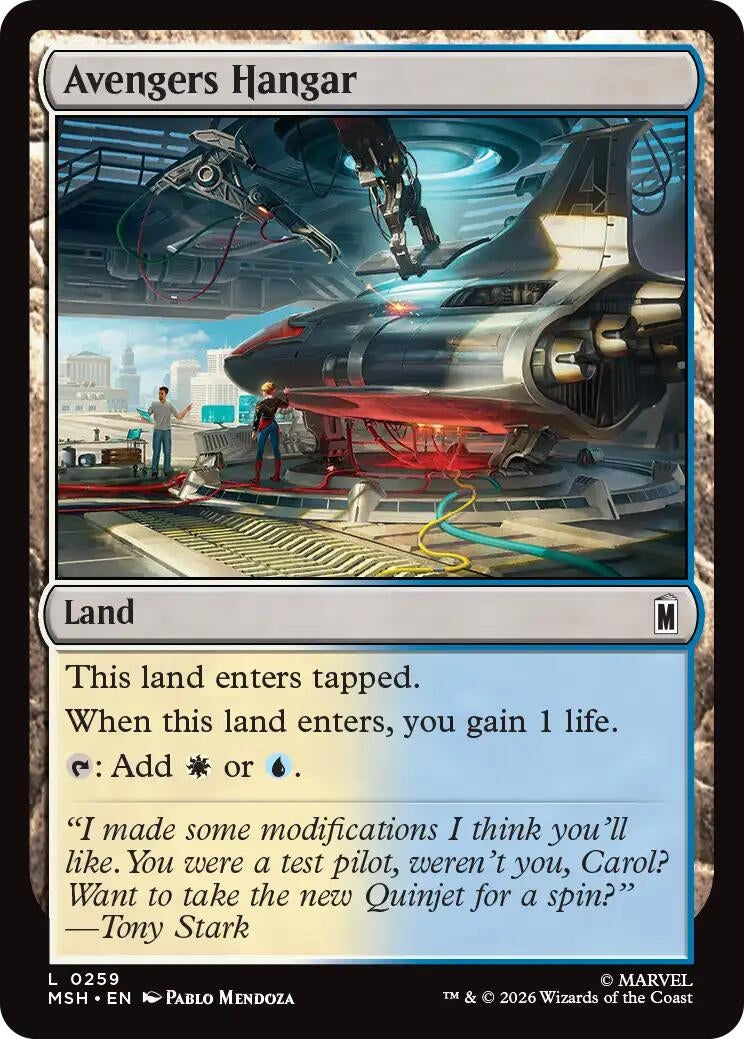 Image for Avengers Hangar (259) (Marvel Super Heroes) - Magic: The Gathering