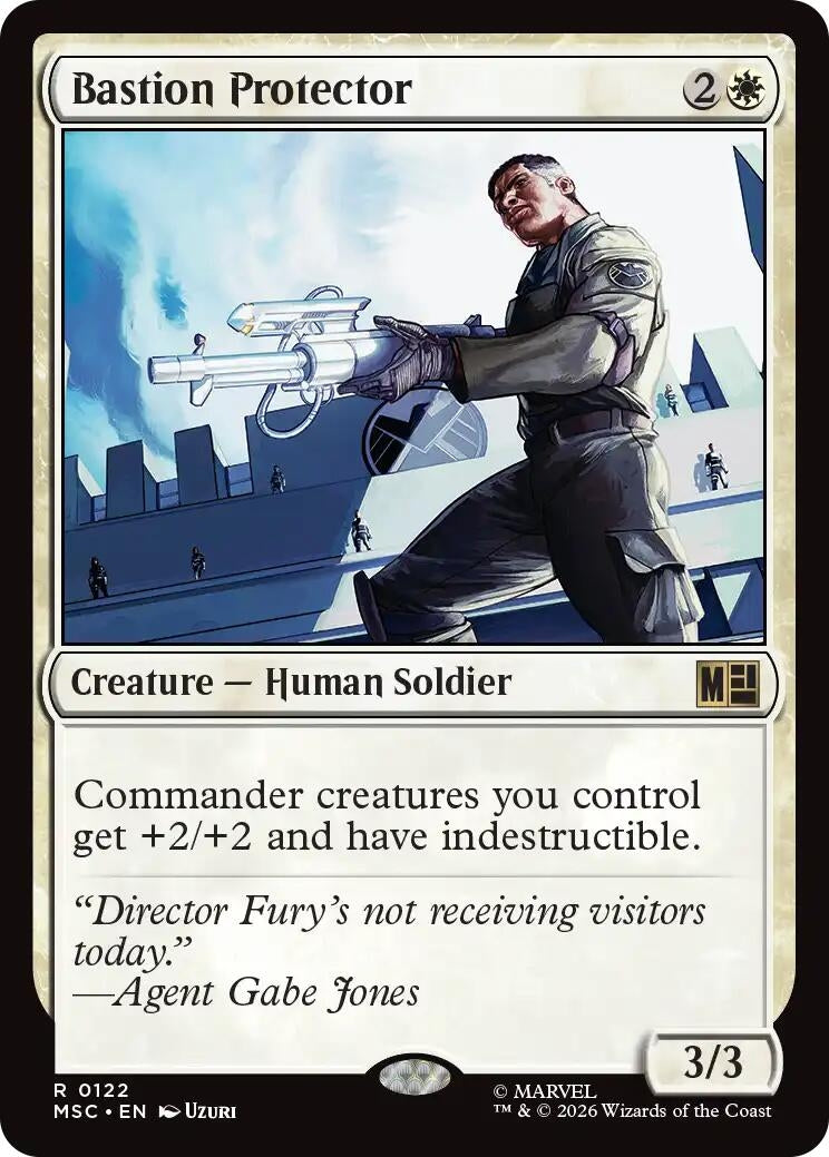 Image for Bastion Protector (122) (Commander: Marvel Super Heroes) - Magic: The Gathering