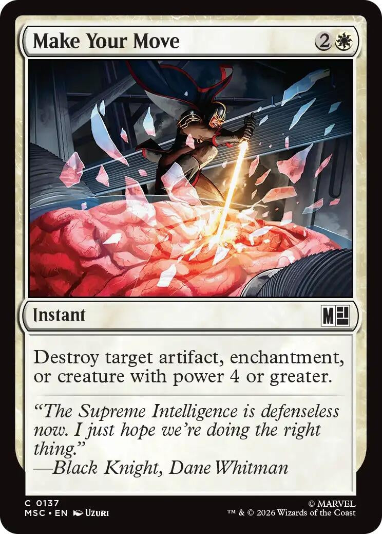 Image for Make Your Move (137) (Commander: Marvel Super Heroes) - Magic: The Gathering
