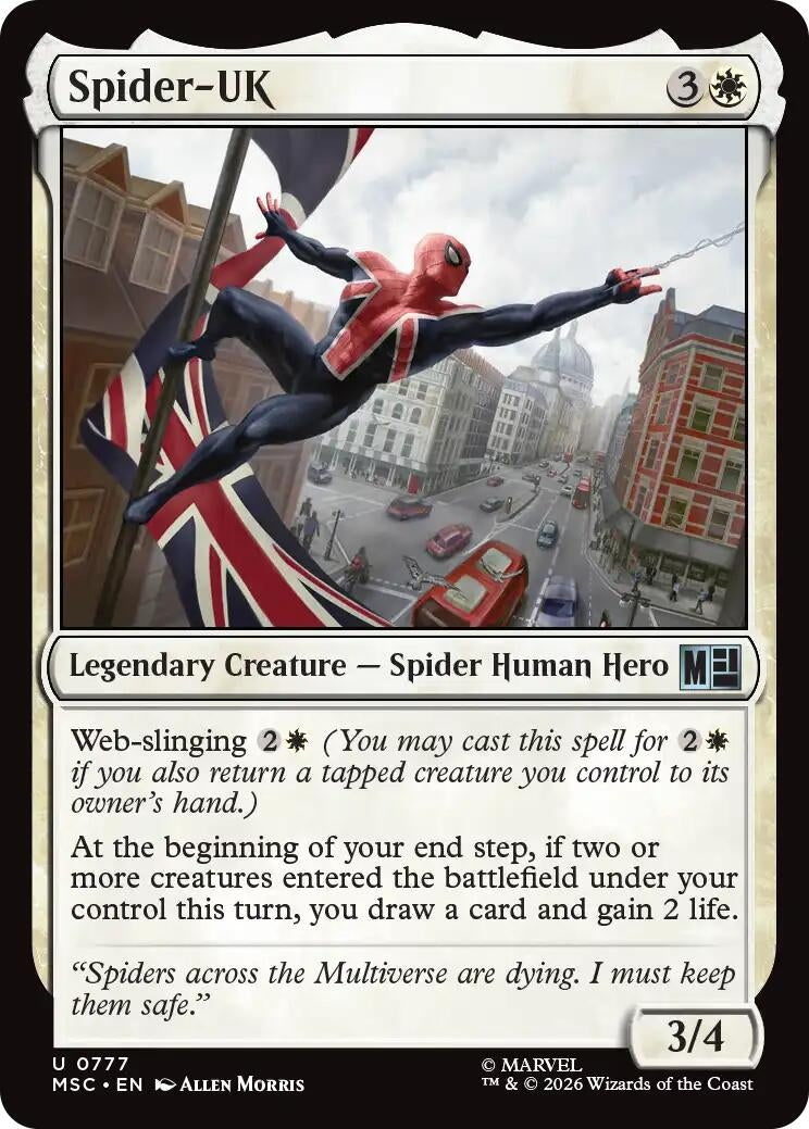 Image for Spider-UK (777) (Commander: Marvel Super Heroes) - Magic: The Gathering