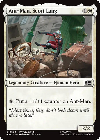 Image for Ant-Man, Scott Lang (0834) (834) (Commander: Marvel Super Heroes) - Magic: The Gathering