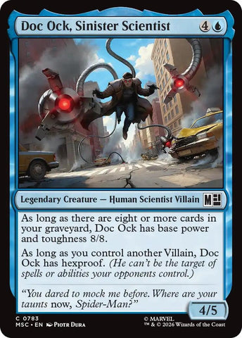 Image for Doc Ock, Sinister Scientist (783) (Commander: Marvel Super Heroes) - Magic: The Gathering