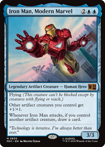 Image for Iron Man, Modern Marvel (830) (Commander: Marvel Super Heroes) - Magic: The Gathering
