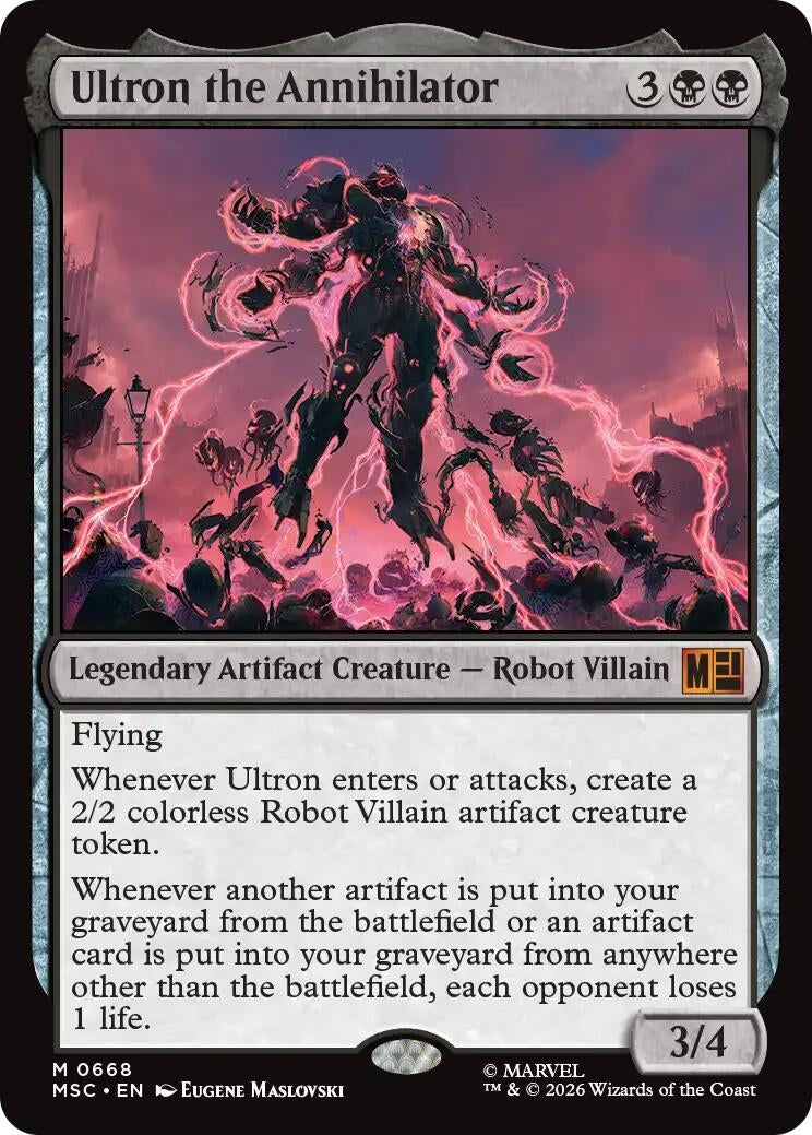 Image for Ultron the Annihilator (668) (Commander: Marvel Super Heroes) - Magic: The Gathering