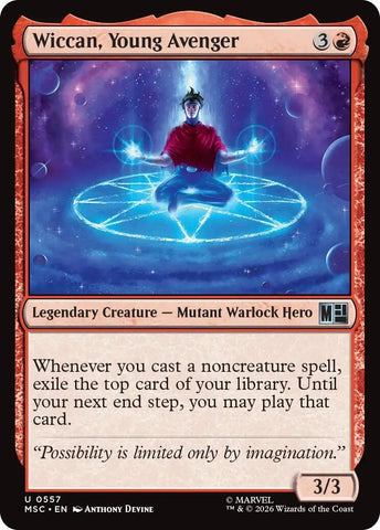 Image for Wiccan, Young Avenger (557) (Commander: Marvel Super Heroes) - Magic: The Gathering