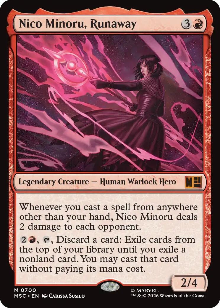 Image for Nico Minoru, Runaway (700) (Commander: Marvel Super Heroes) - Magic: The Gathering