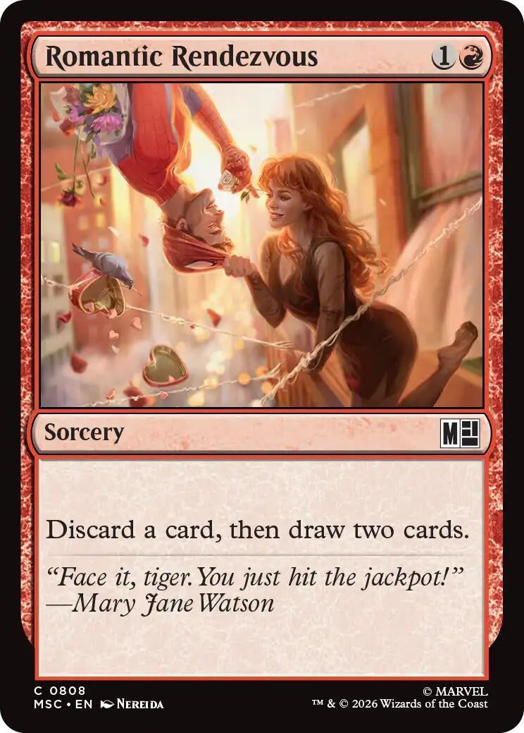 Image for Romantic Rendezvous (808) (Commander: Marvel Super Heroes) - Magic: The Gathering