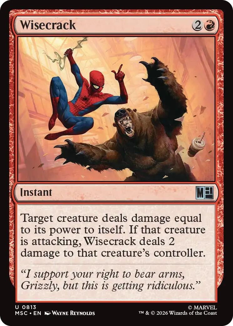 Image for Wisecrack (813) (Commander: Marvel Super Heroes) - Magic: The Gathering