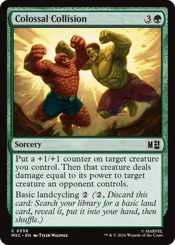 Image for Colossal Collision (558) (Commander: Marvel Super Heroes) - Magic: The Gathering