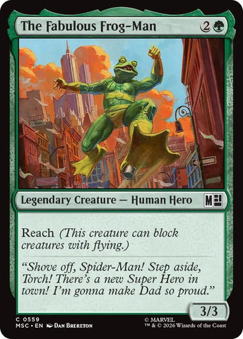 Image for The Fabulous Frog-Man (559) (Commander: Marvel Super Heroes) - Magic: The Gathering