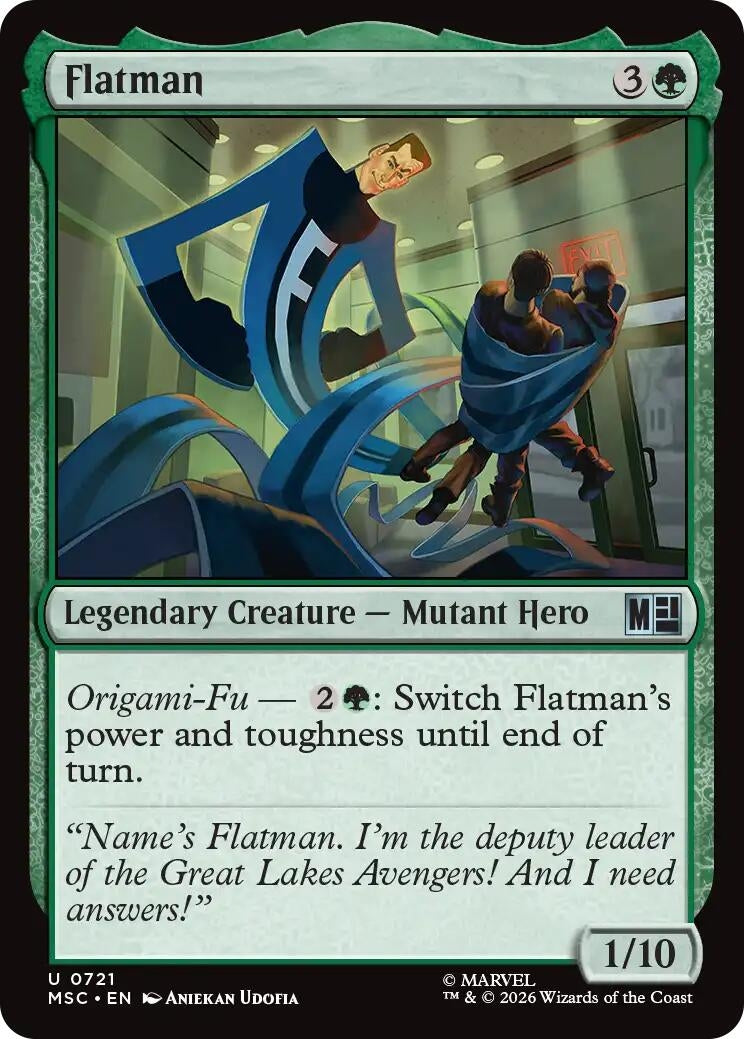 Image for Flatman (721) (Commander: Marvel Super Heroes) - Magic: The Gathering