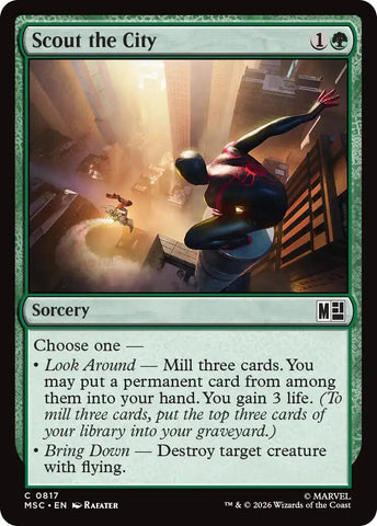 Image for Scout the City (817) (Commander: Marvel Super Heroes) - Magic: The Gathering