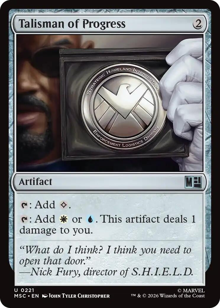 Image for Talisman of Progress (221) (Commander: Marvel Super Heroes) - Magic: The Gathering